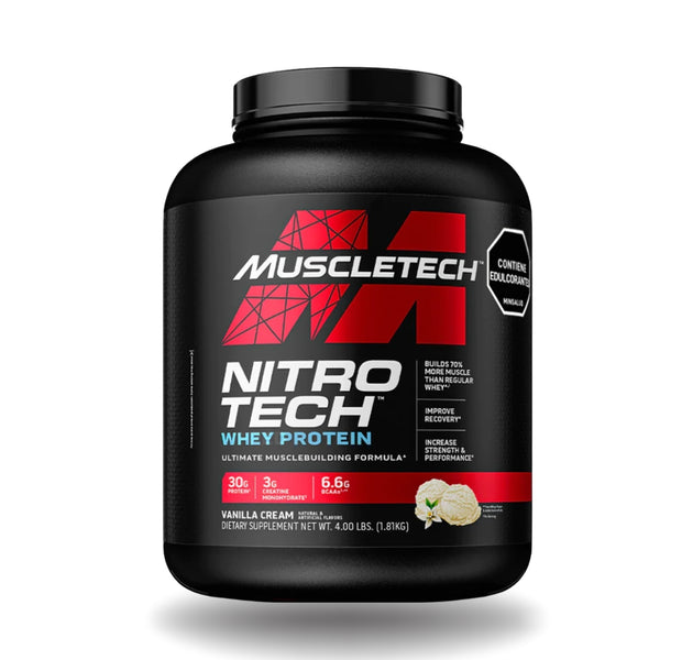 Proteína Nitro Tech Whey Protein 4 Libras Muscletech