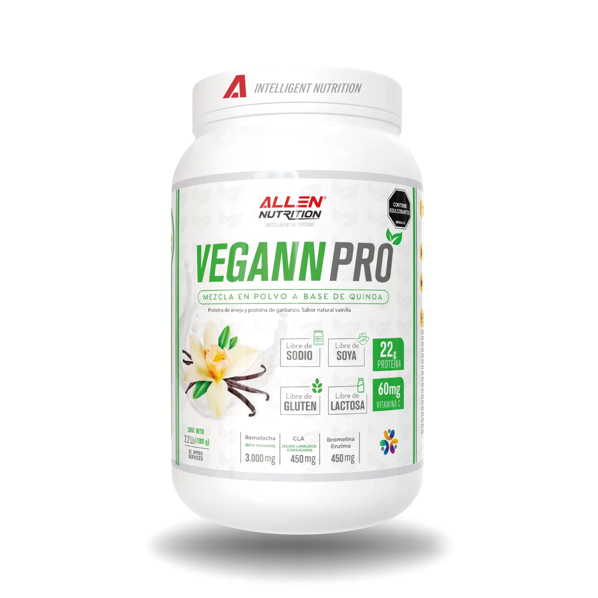 Proteína Vegann Pro 2.2 Libras Allen Nutrition