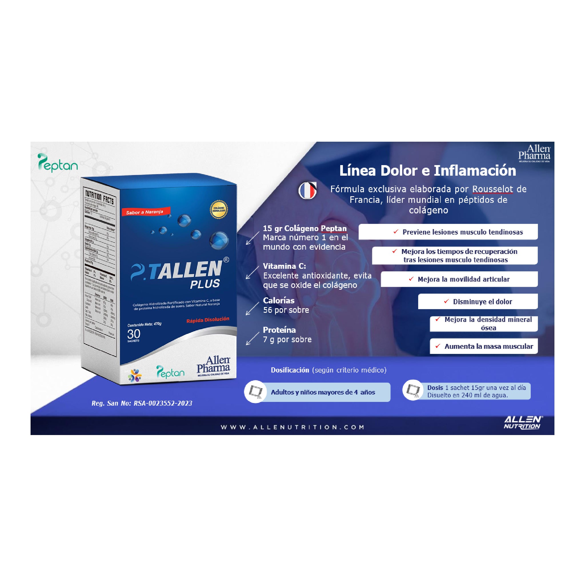 P.TALLEN PLUS 30 sachets Allen Pharma