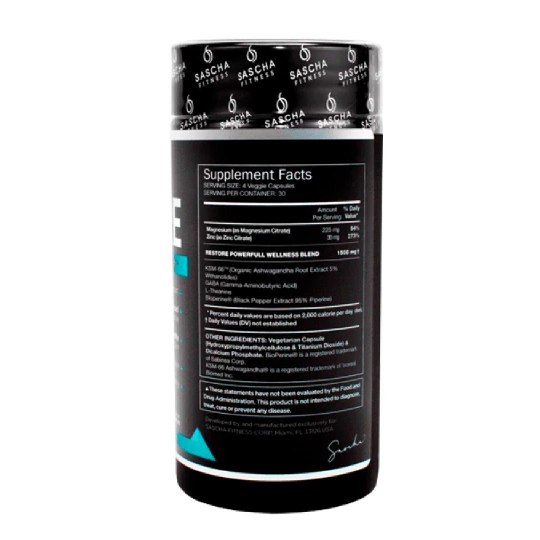 Restore 120 capsulas Sascha Fitness