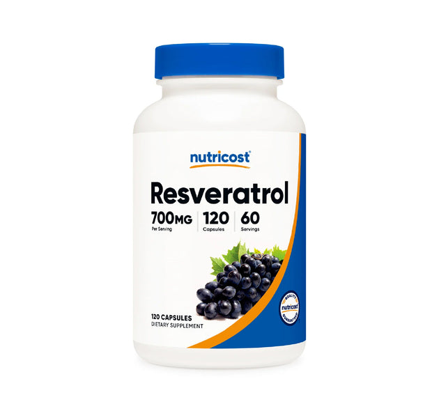 Resveratrol 120 cápsulas Nutricost