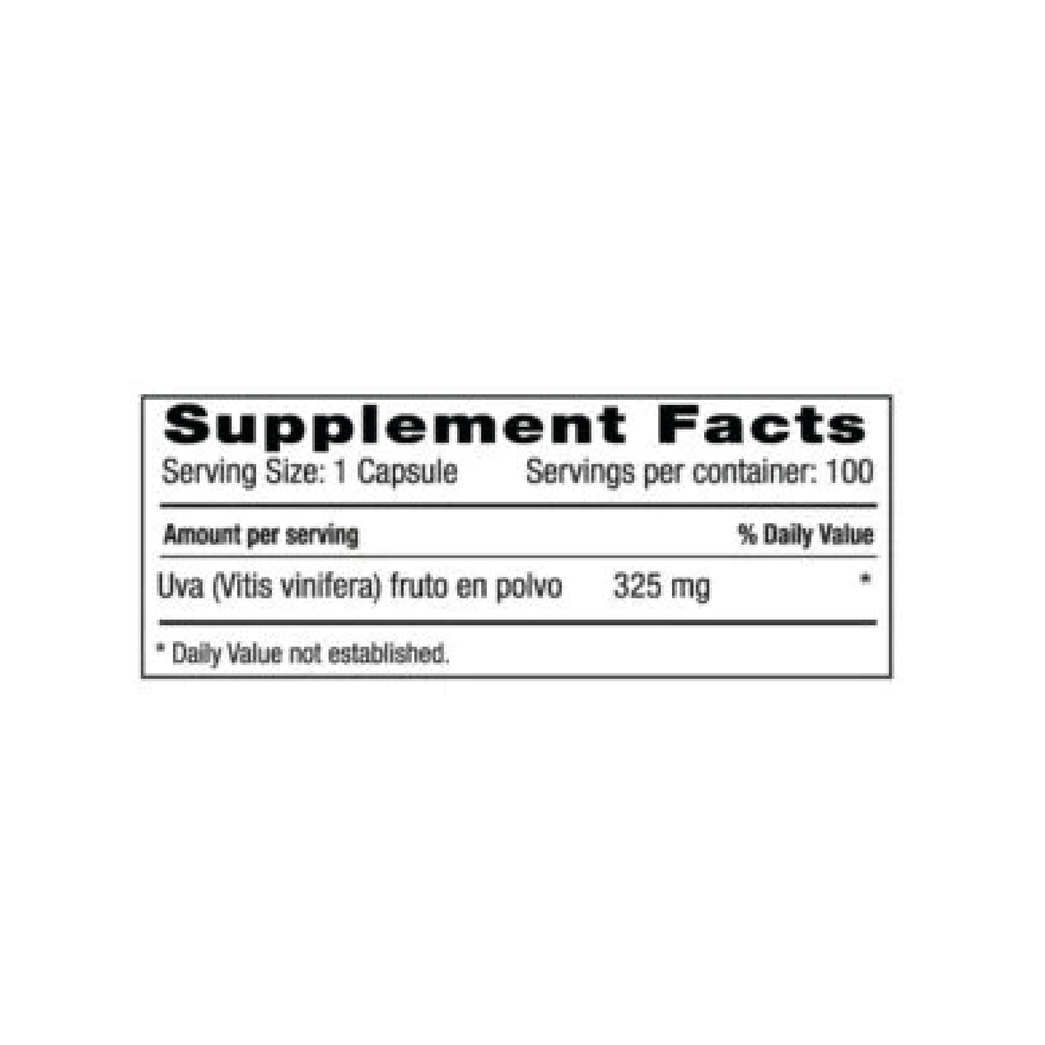 Resvertroll Complex 100 Capsulas Natural Systems