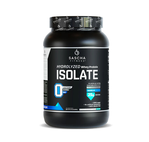 Proteína Hydrolyzed Whey Protein Isolate 2.17 Libras Sascha Fitness