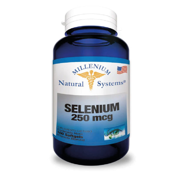 Selenium 250mcg 100 Capsulas Natural Systems