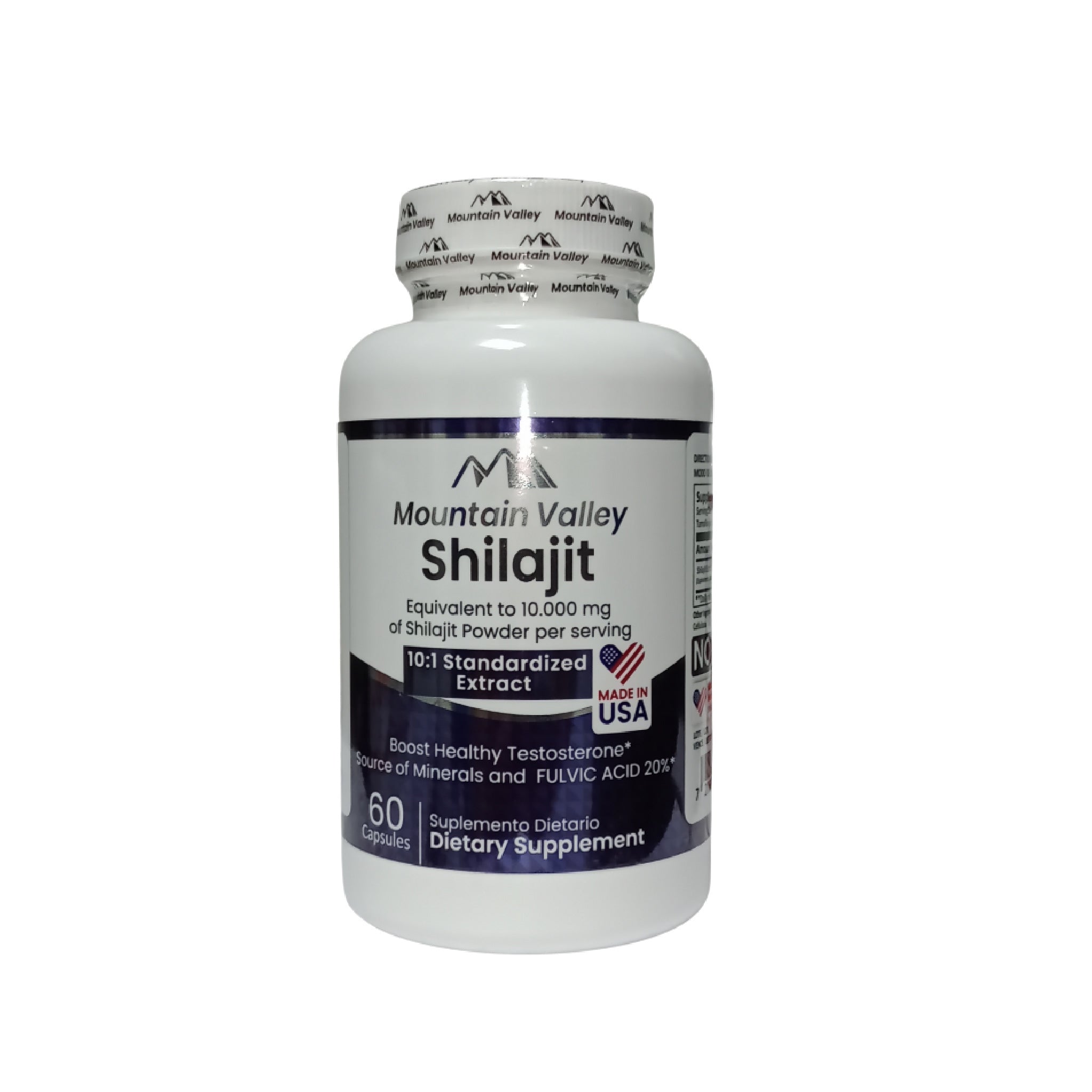 Shilajit 60 Cápsulas Mountain Valley