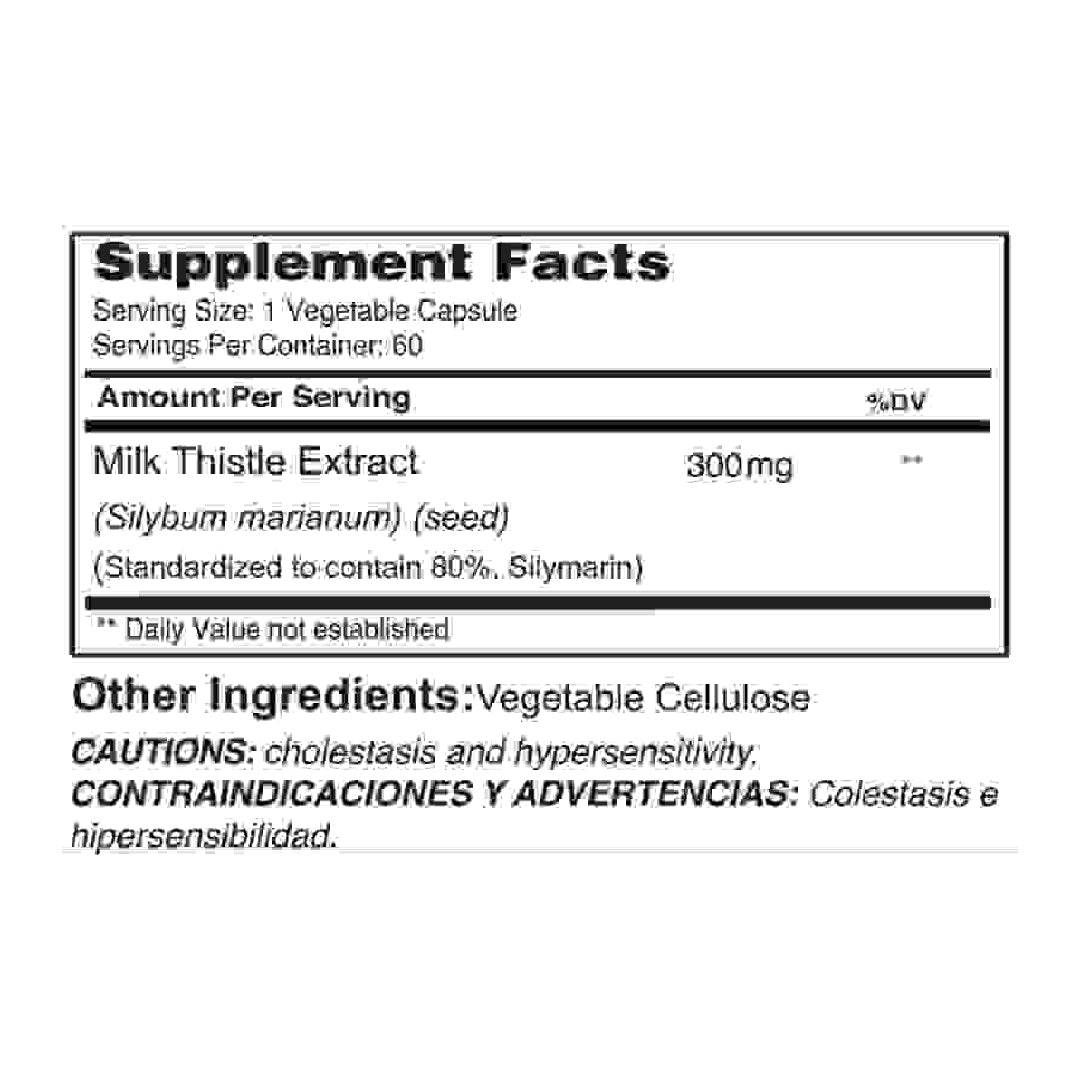 Milk Thistle 60 capsulas Healthy America