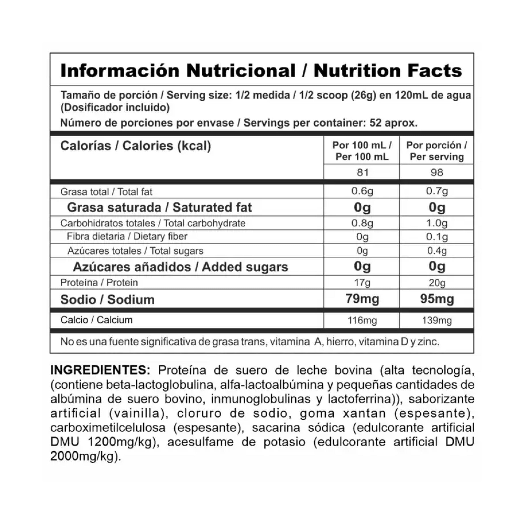 Proteína Bi-pro Classic 3 Libras Nutramerican Pharma