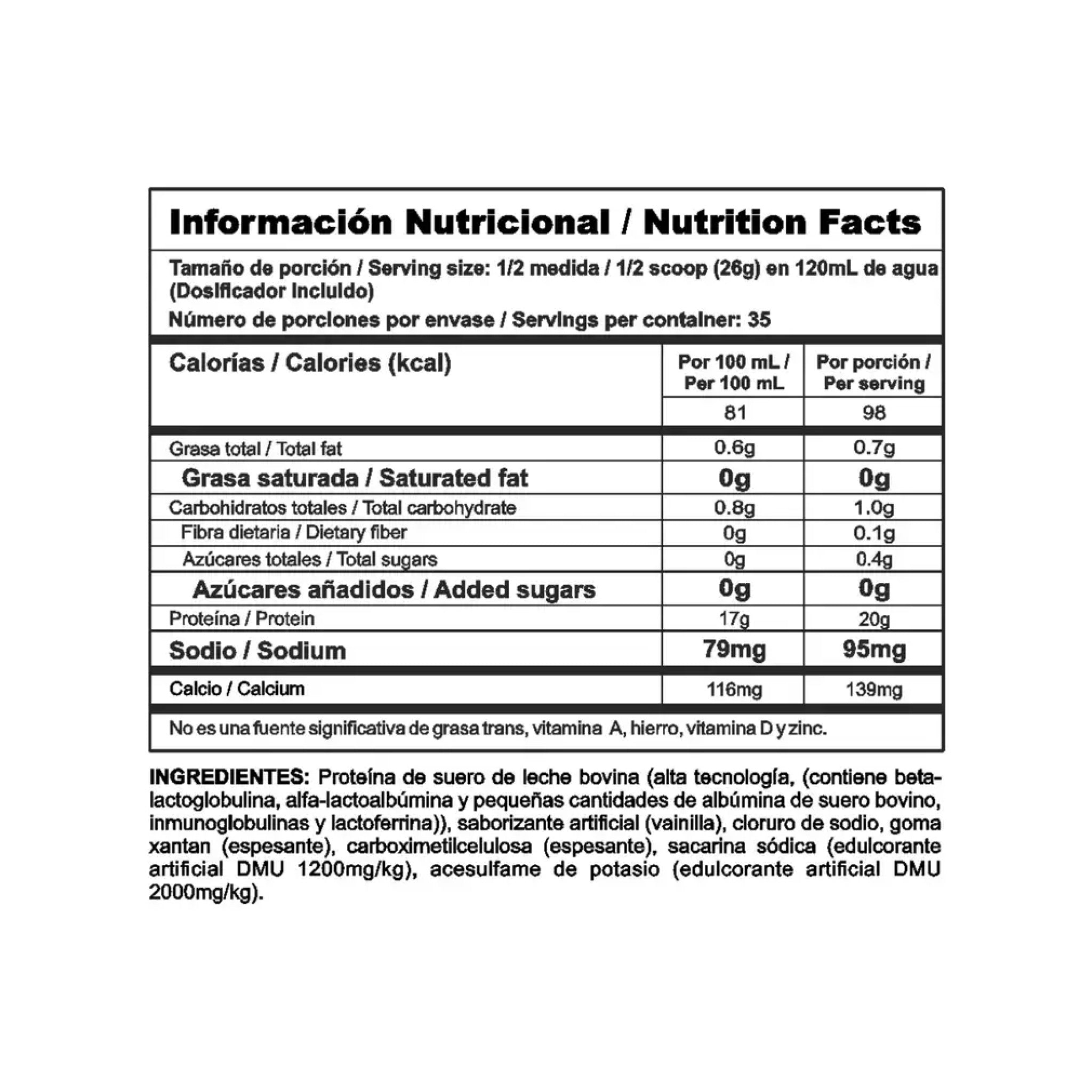 Proteína Bi-Pro Classic 2 Libras Nutramerican Pharma