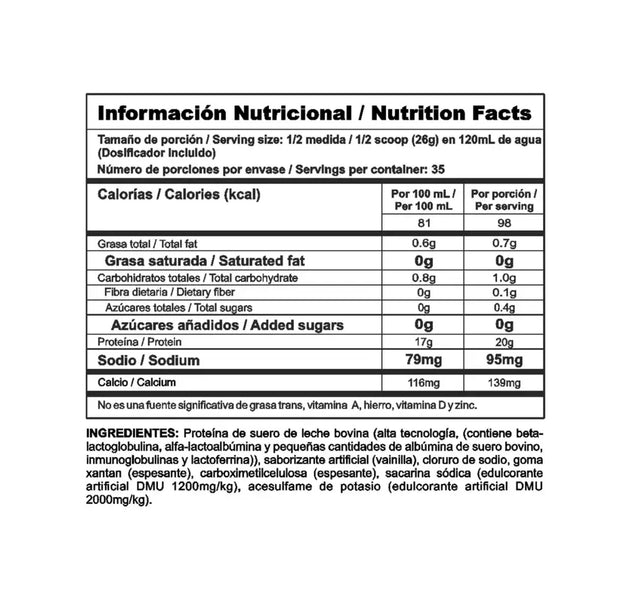 Proteína Bi-Pro Classic 2 Libras Nutramerican Pharma