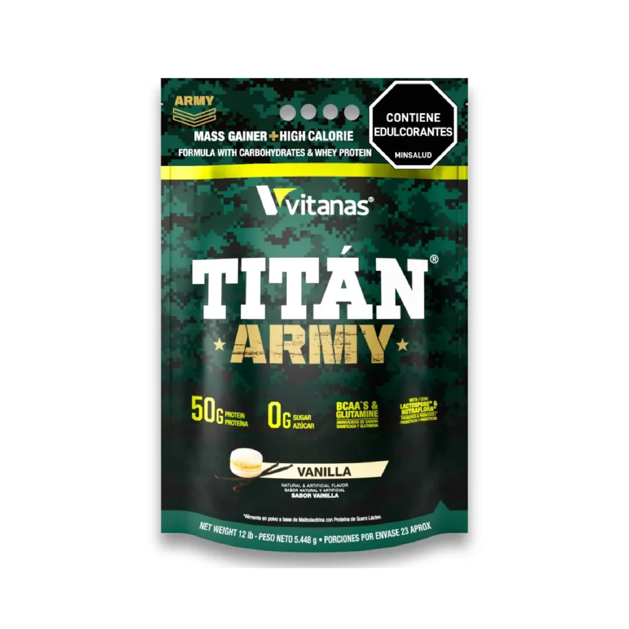 Proteína Titan Army 12 Libras Vitanas