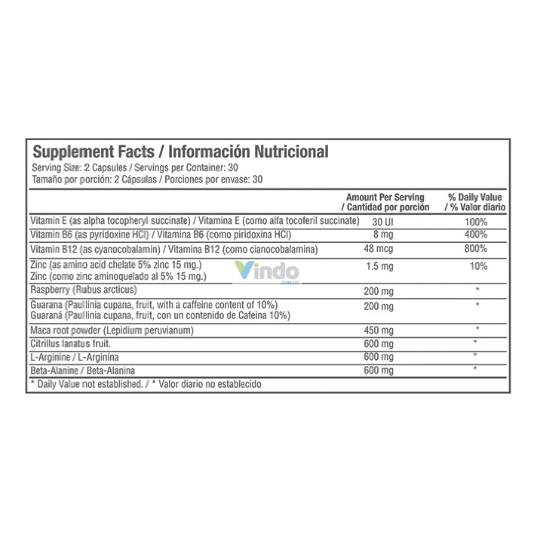 Precursor de Testosterona TEST-HD 60 Capsulas Healthy Sports