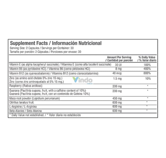 Precursor de Testosterona TEST-HD 60 Capsulas Healthy Sports