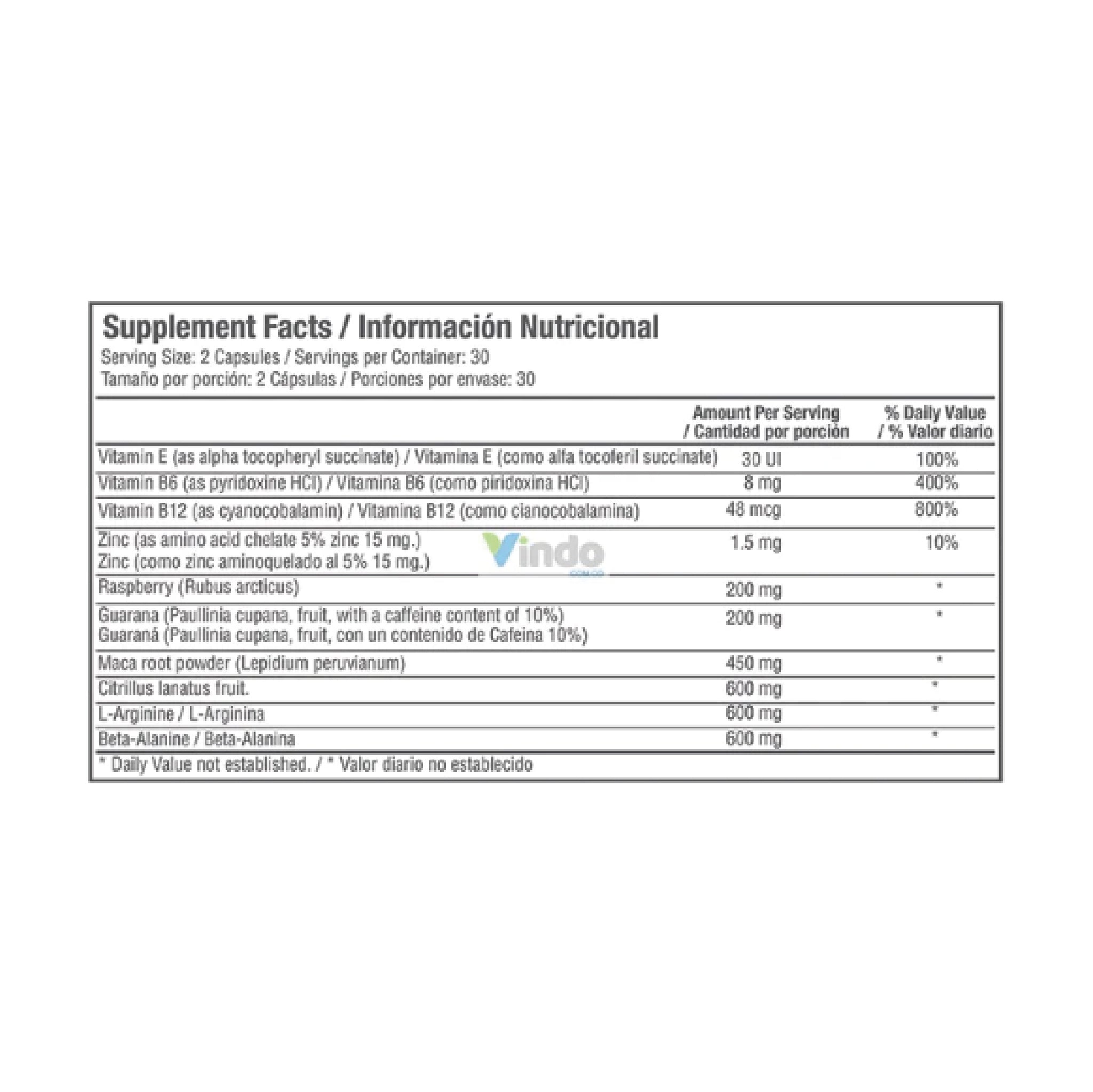 Precursor de Testosterona TEST-HD 60 Capsulas Healthy Sports