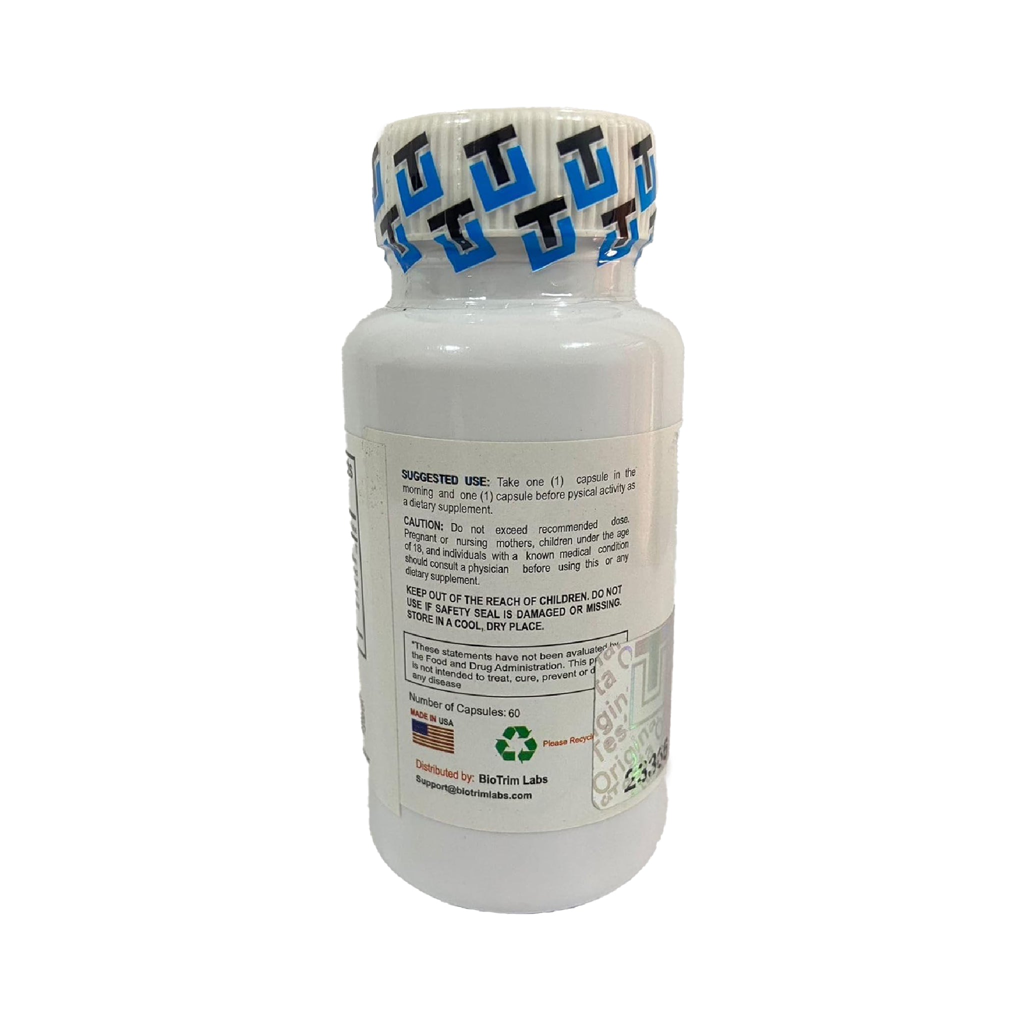 Testo Ultra 60 capsulas BIO TRIM LABS