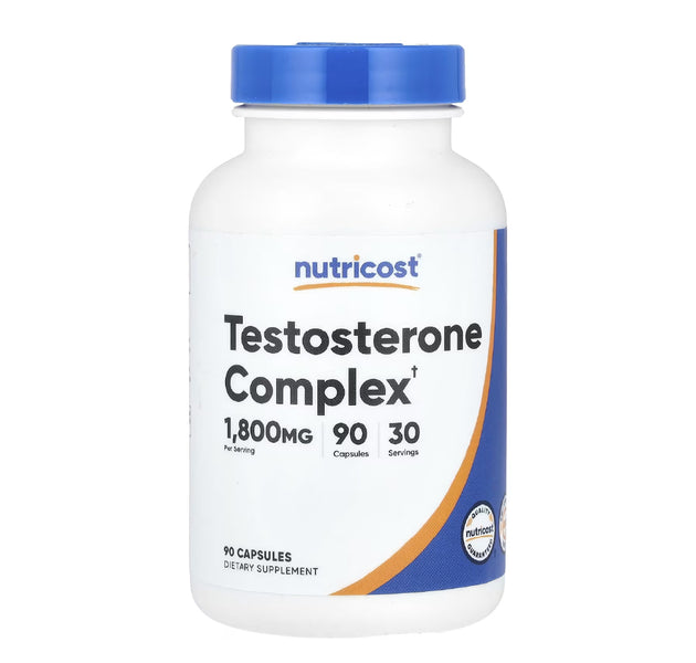 Testosterona Complex - 90 Capsulas de Nutricost.
