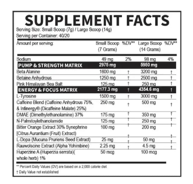 Pre-Entreno Venom Inferno Dragon Pharma