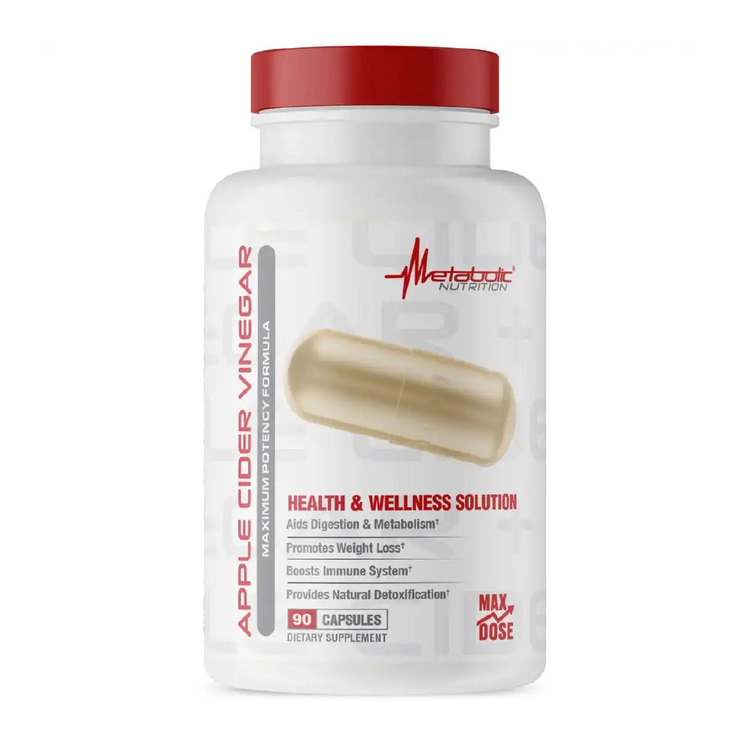Vinagre De Sidra De Manzana 90 Capsulas Metabolic Nutrition