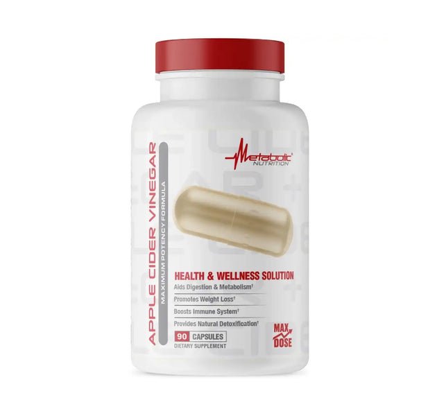 Vinagre De Sidra De Manzana 90 Capsulas Metabolic Nutrition