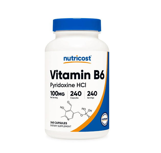 Vitamina B6 240 Capsulas Nutricost