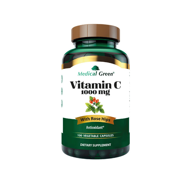 Vitamin C 1000 mg 100 Capsulas Medical Green