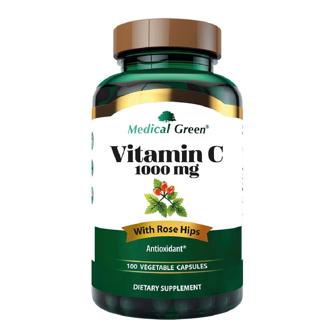 Vitamin C 1000 mg 100 Capsulas Medical Green