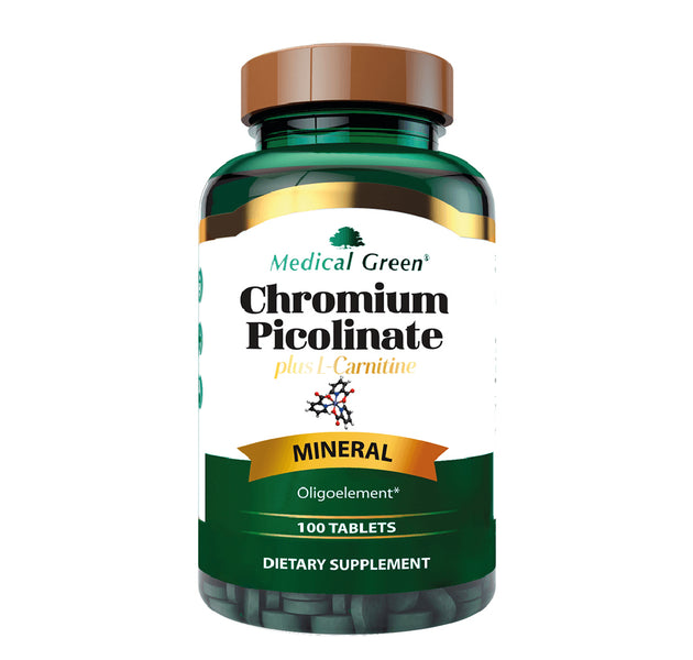 Chromium Picolinate 100 Capsulas Medical Green
