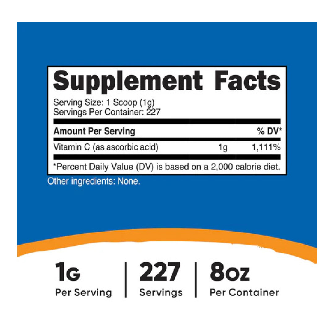 Vitamina C 27 Servicios Nutricost