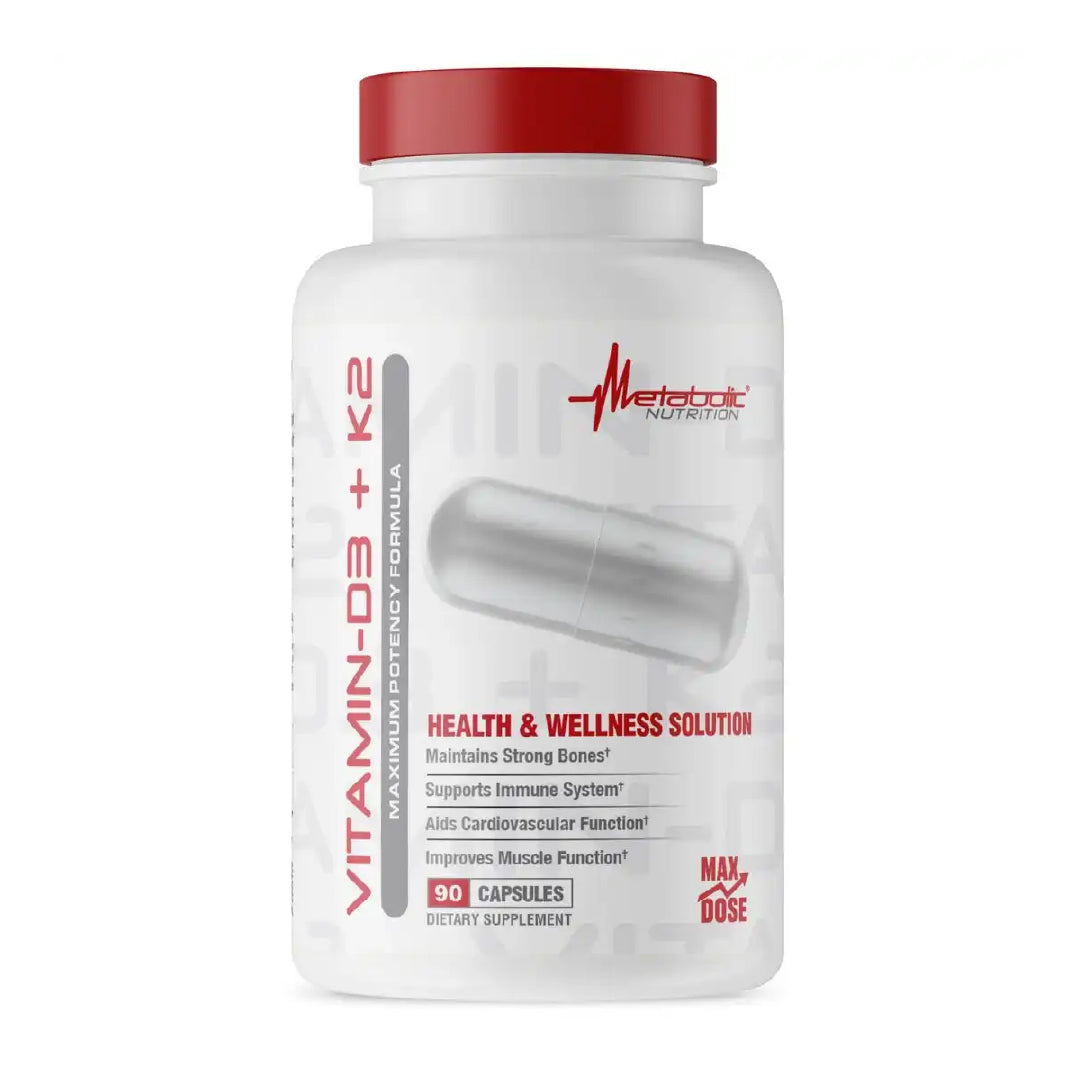 Vitamina D3 +K2 90 Capsulas Metabolic Nutrition