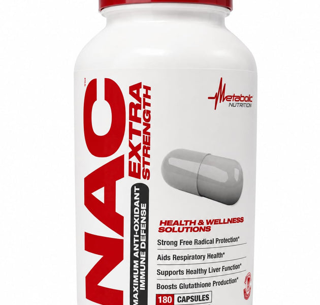 NAC Extra Strength 180 Capsulas Metabolic Nutrition