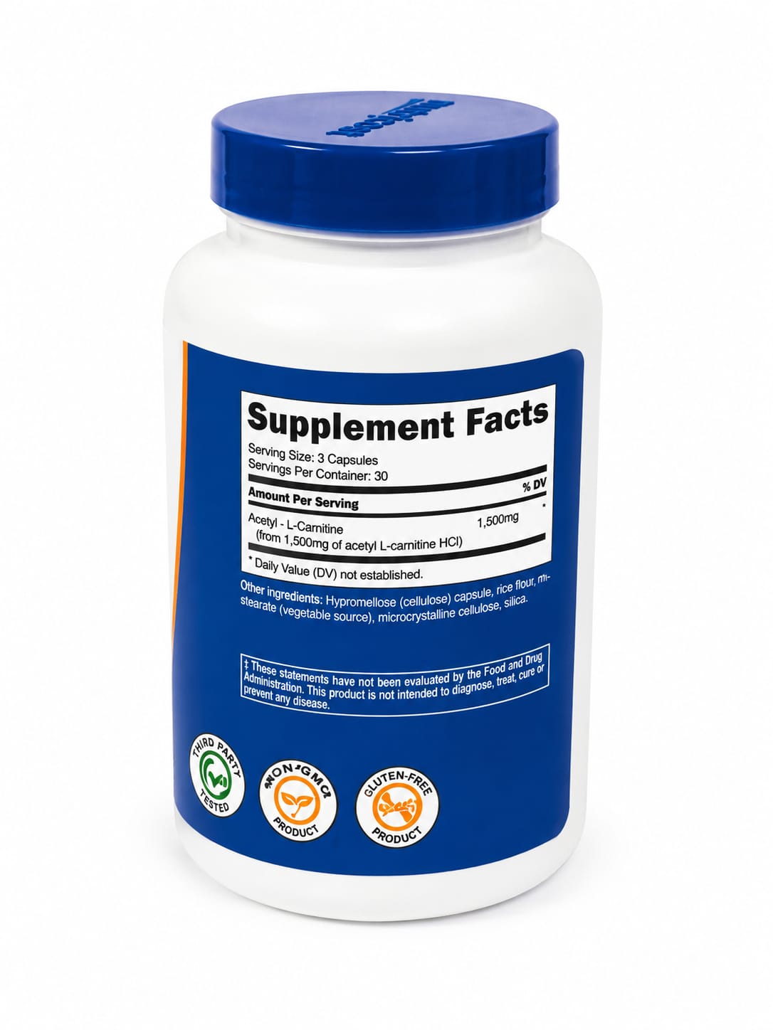 Acetyl L-Carnitine 90 Capsulas Nutricost