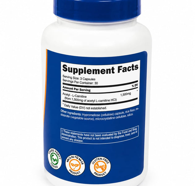 Acetyl L-Carnitine 90 Capsulas Nutricost