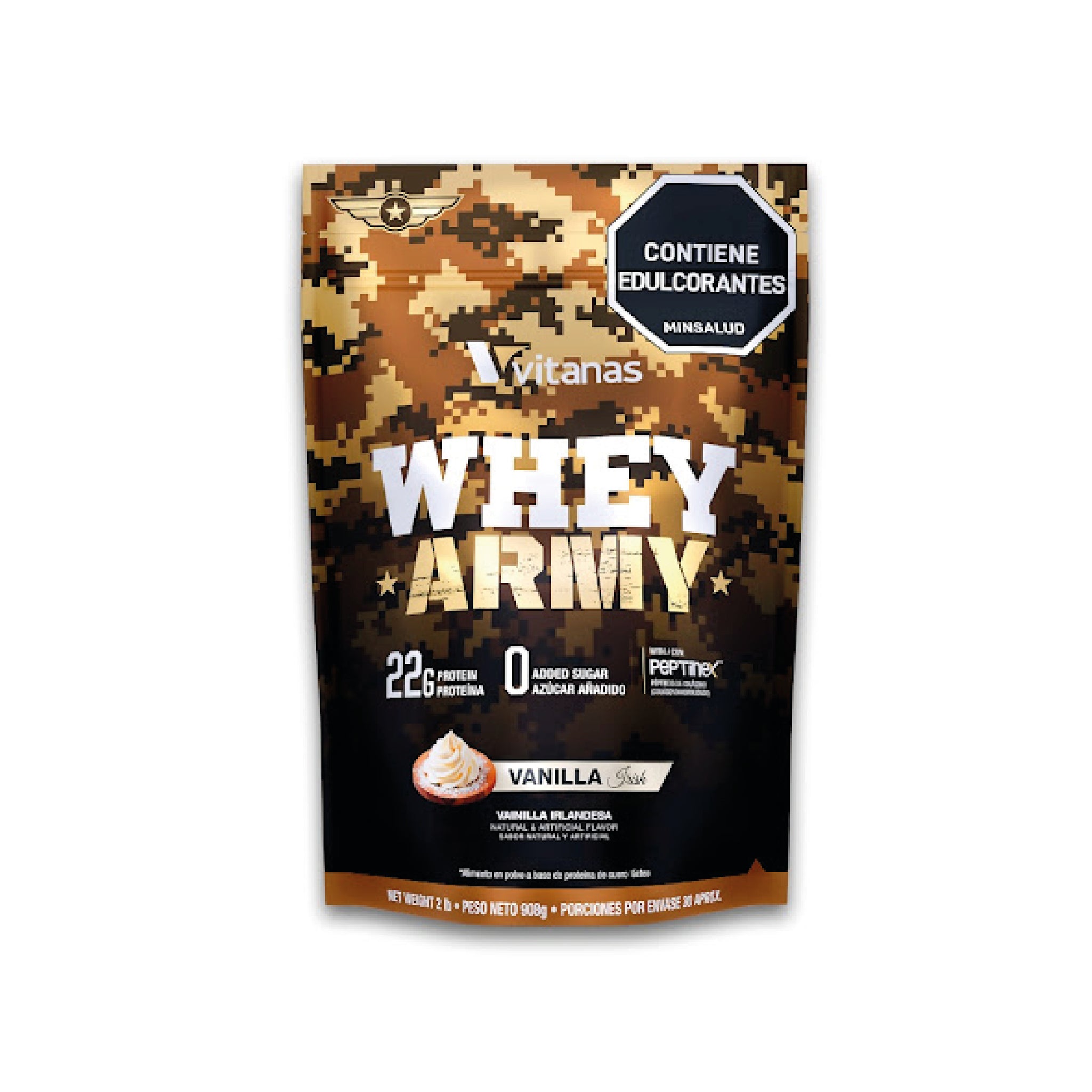 Proteína Whey Army 2 libras Vitanas