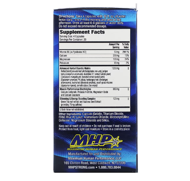 XPEL, Maximum Strength Herbal Diuretic, 80 Capsulas MHP