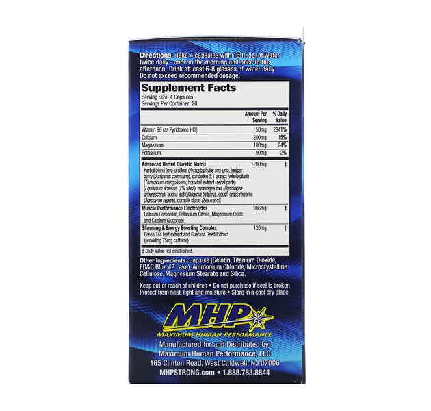 XPEL, Maximum Strength Herbal Diuretic, 80 Capsulas MHP