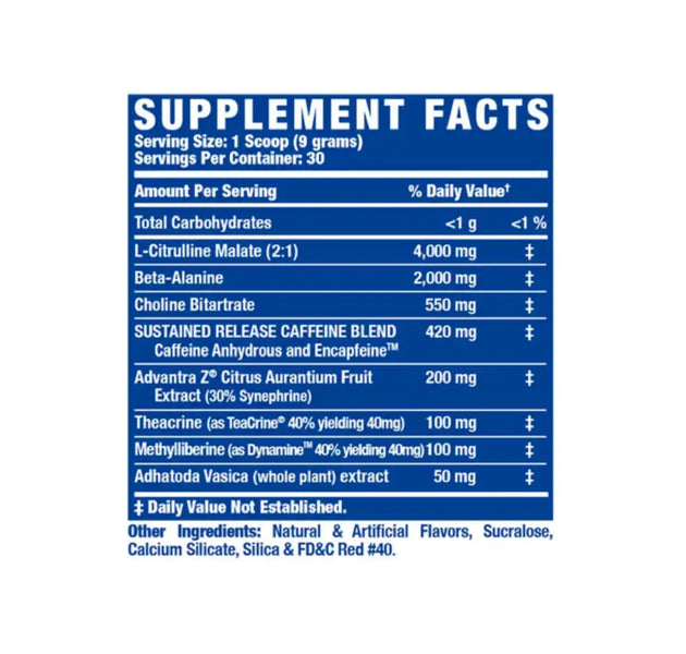 Pre-Entreno Yeah Buddy 30 Servicios Ronnie Coleman