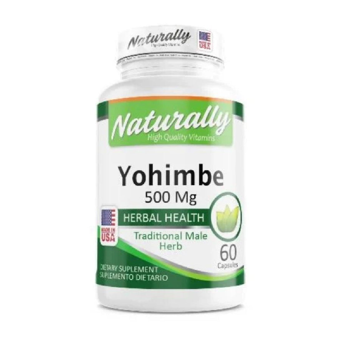 Yohimbe 500MG x 60 Cápsulas Naturally
