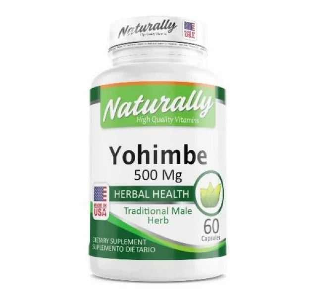 Yohimbe 500MG x 60 Cápsulas Naturally