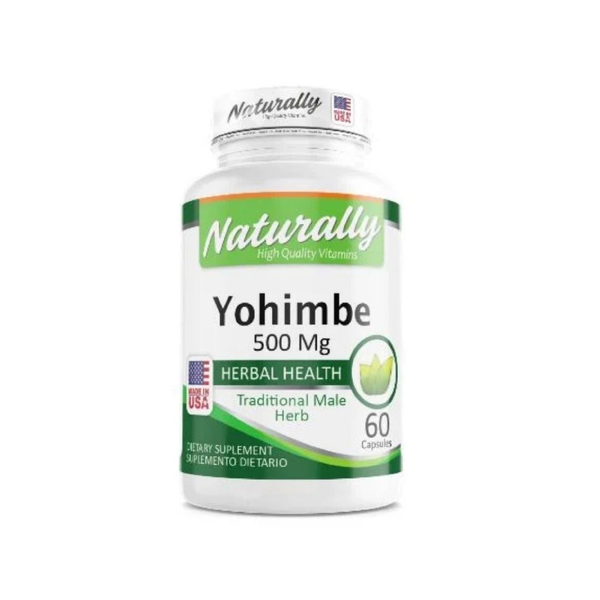 Yohimbe 500MG x 60 Cápsulas Naturally