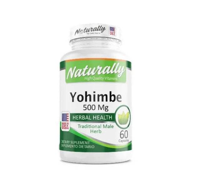 Yohimbe 500MG x 60 Cápsulas Naturally