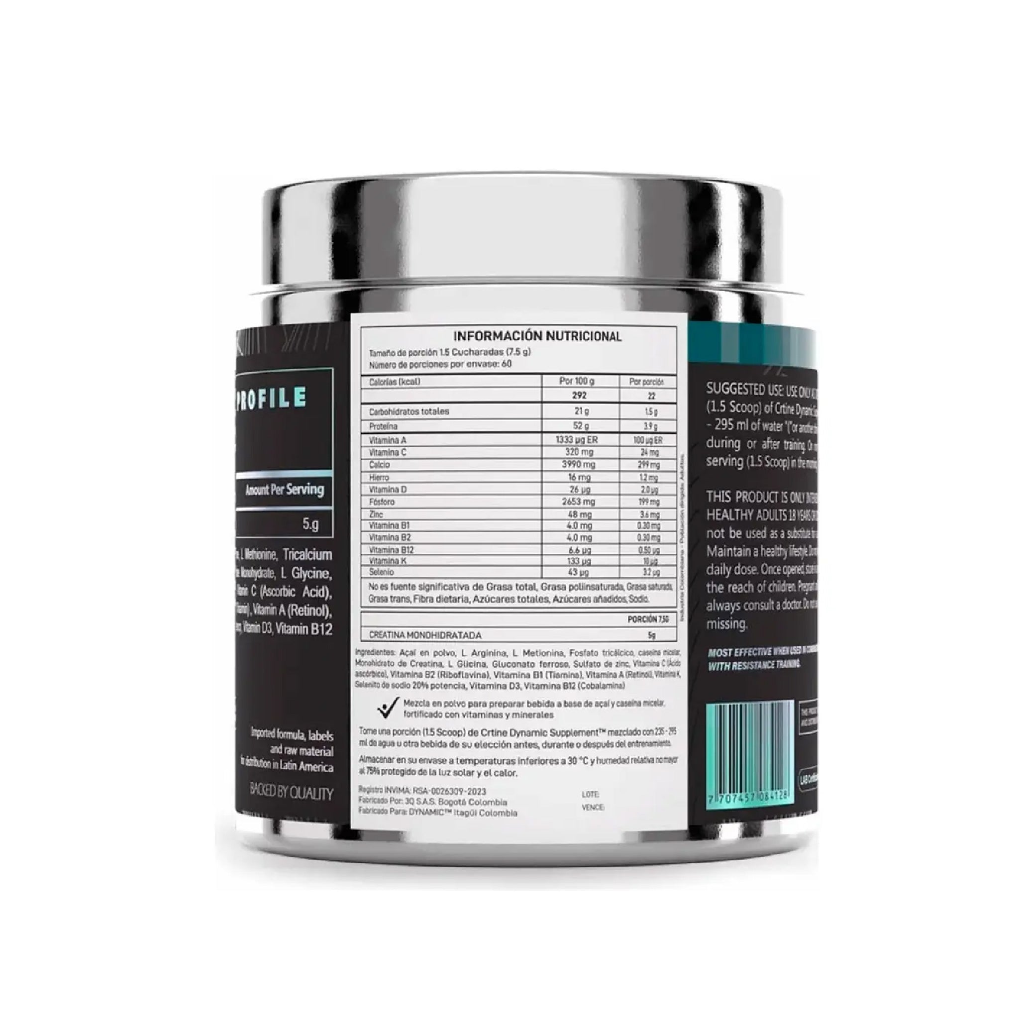 Creatina CR7INE 60 Servicios Dynamic