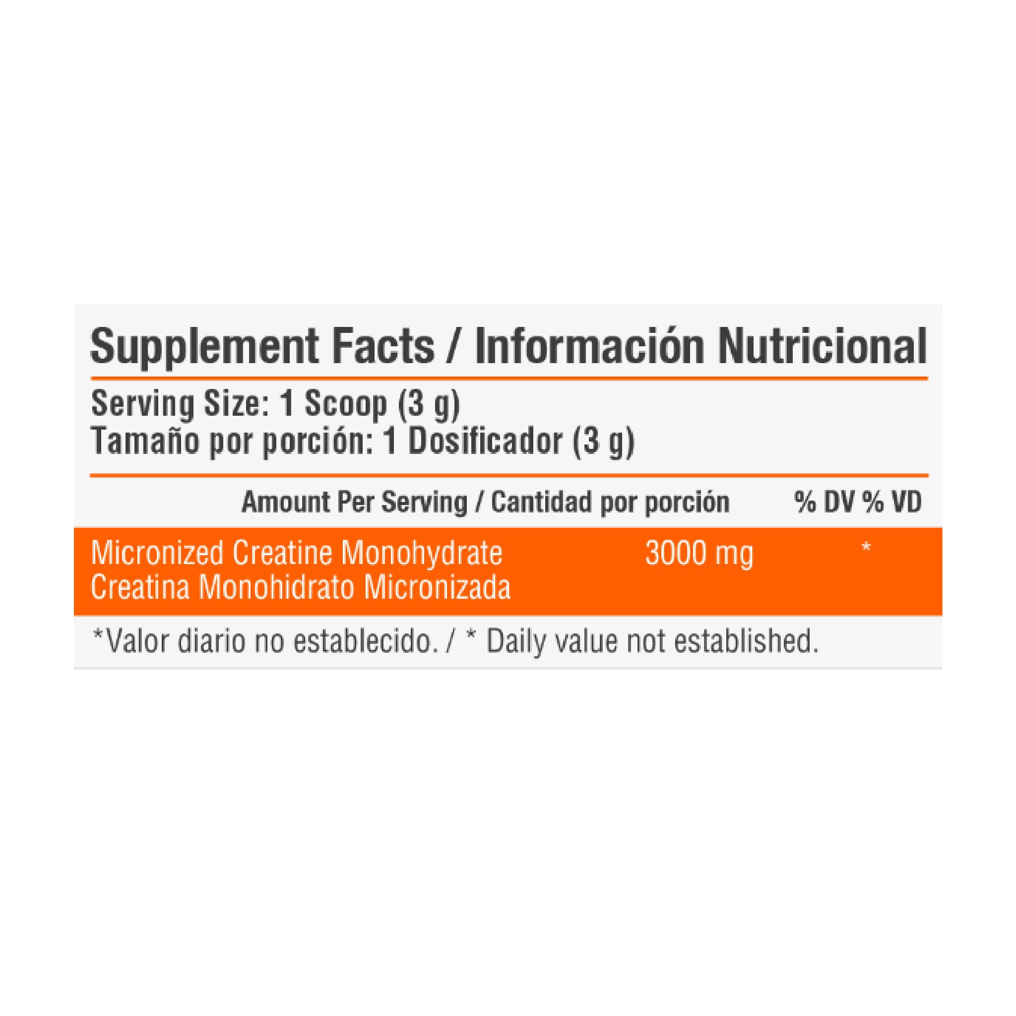 Creatina Monohydrate 50 Servicios Healthy Sports.