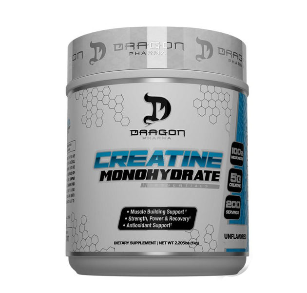 Creatine Monohydrate 1Kg 200 Servicios Dragon Pharma