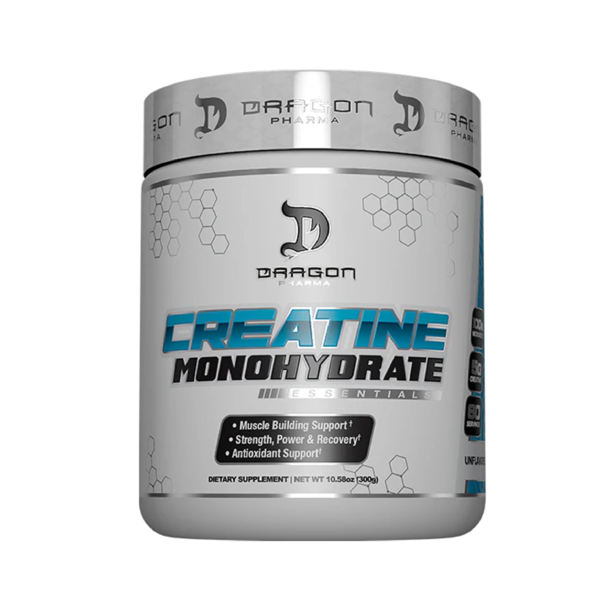 Creatina Monohydrate  60 Servicios Dragon Pharma
