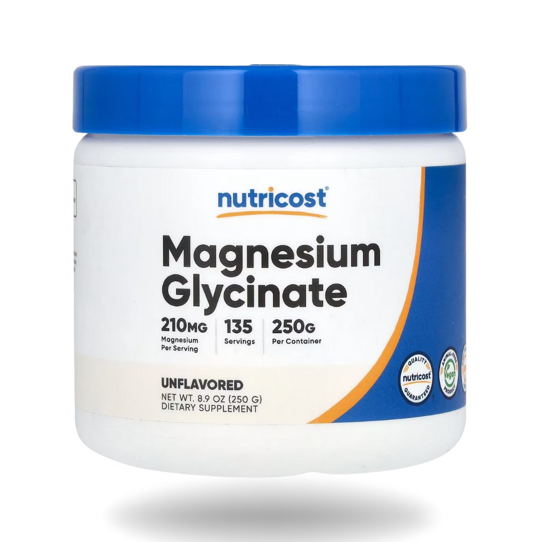 Glicinato de Magnesio - 135 Servicios NUTRICOST