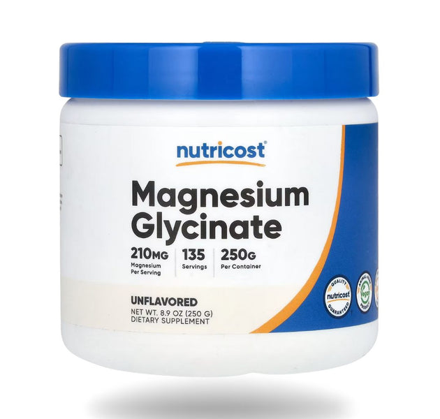 Glicinato de Magnesio - 135 Servicios NUTRICOST