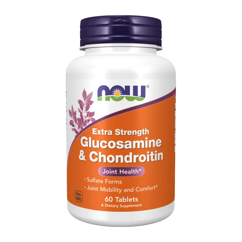 Extra Strength Glucosamine & Chondroitin 60 Capsulas NOW