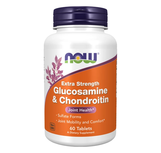 Extra Strength Glucosamine & Chondroitin 60 Capsulas NOW