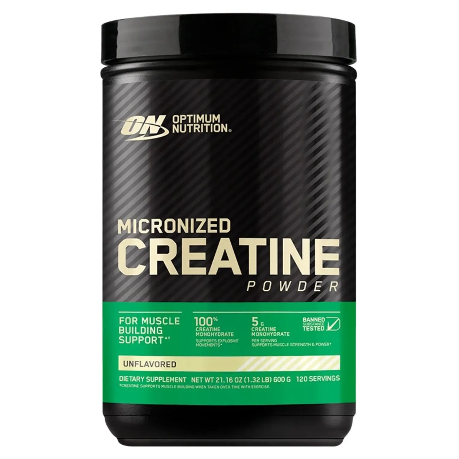 Creatine Micronized 600g - 120 Servicios Optimum Nutrition