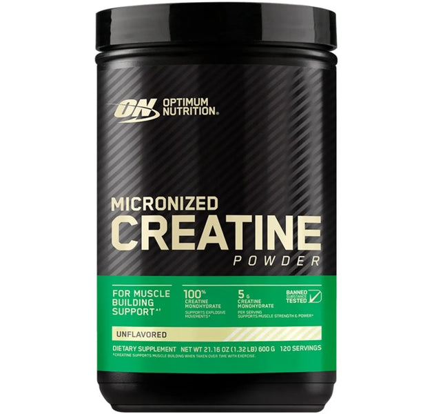Creatine Micronized 600g - 120 Servicios Optimum Nutrition